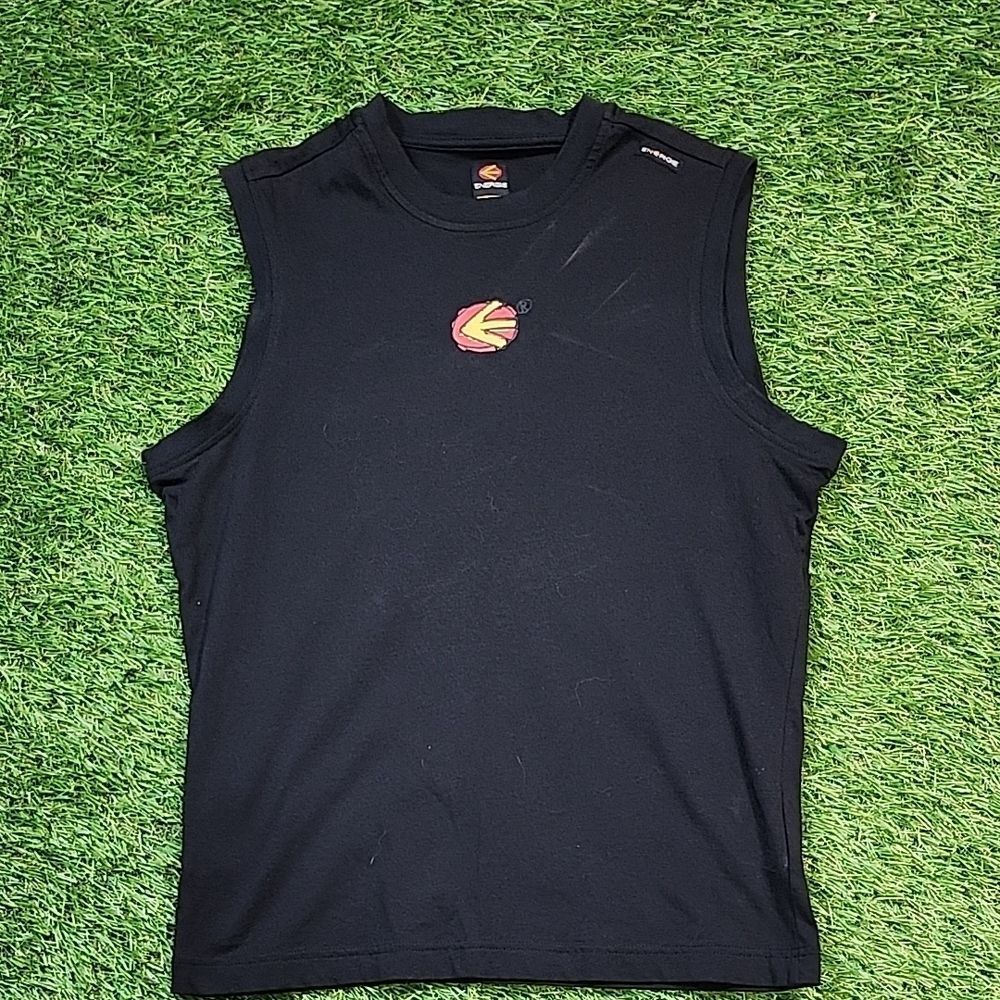 Energie Black Sleeveless Tank Top Y2k 00s Vintage